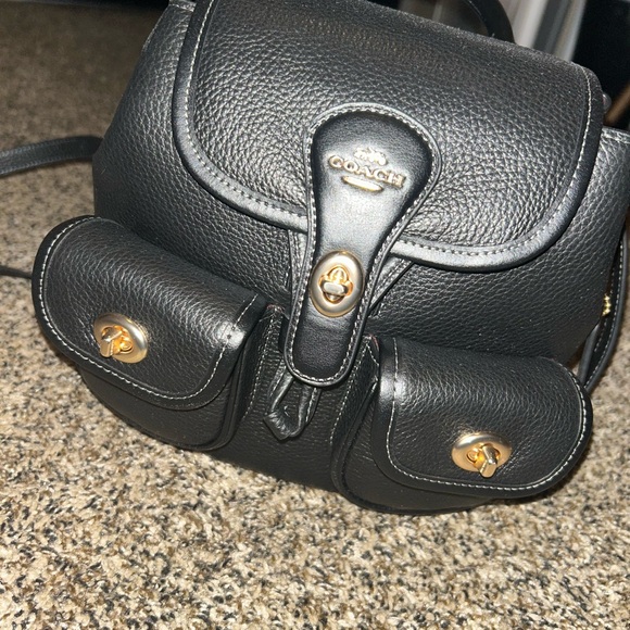 Coach Hadley Black Mini Backpack - Picture 6 of 10